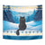 Merry Christmas Yule Cat Tapestry Icelandic Folklore Jolakotturinn LT05 - Wonder Print Shop