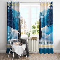 Merry Christmas Yule Cat Window Curtain Icelandic Folklore Jolakotturinn LT05 - Wonder Print Shop