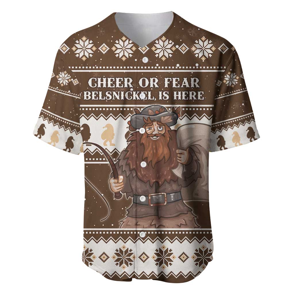 Funny Christmas Belsnickel Baseball Jersey Impish Or Admirable LT05 - Wonder Print Shop