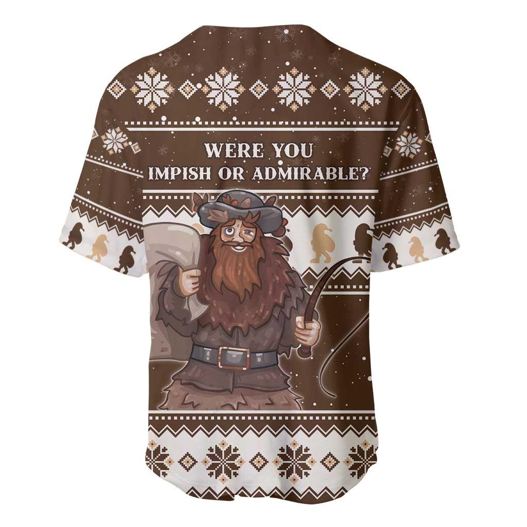 Funny Christmas Belsnickel Baseball Jersey Impish Or Admirable LT05 - Wonder Print Shop