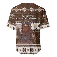 Funny Christmas Belsnickel Baseball Jersey Impish Or Admirable LT05 - Wonder Print Shop