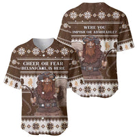 Funny Christmas Belsnickel Baseball Jersey Impish Or Admirable LT05 - Wonder Print Shop