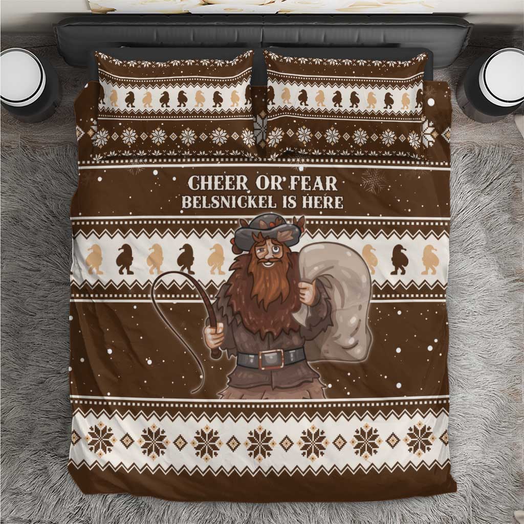 Funny Christmas Belsnickel Bedding Set Impish Or Admirable LT05 - Wonder Print Shop