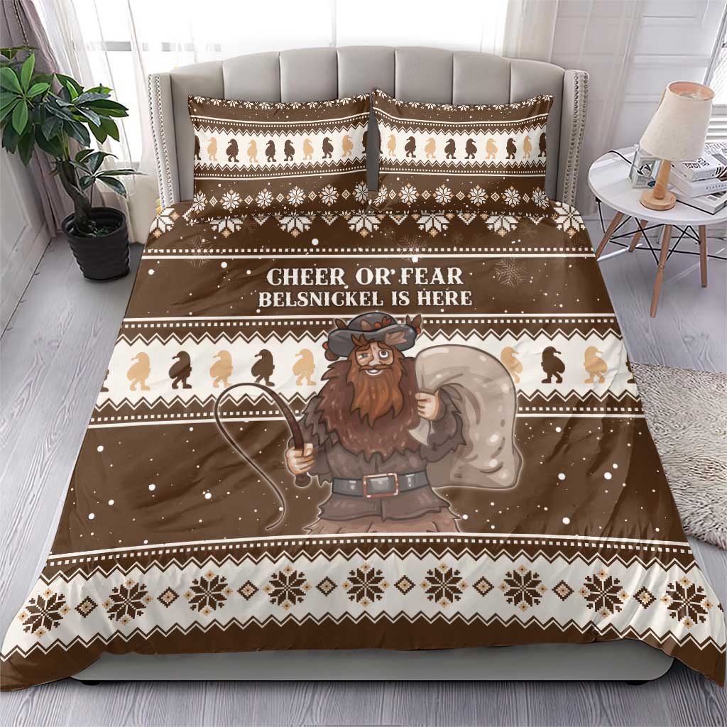 Funny Christmas Belsnickel Bedding Set Impish Or Admirable LT05 - Wonder Print Shop
