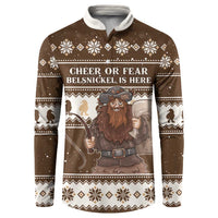 Funny Christmas Belsnickel Button Sweatshirt Impish Or Admirable LT05 - Wonder Print Shop