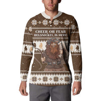 Funny Christmas Belsnickel Button Sweatshirt Impish Or Admirable LT05 - Wonder Print Shop