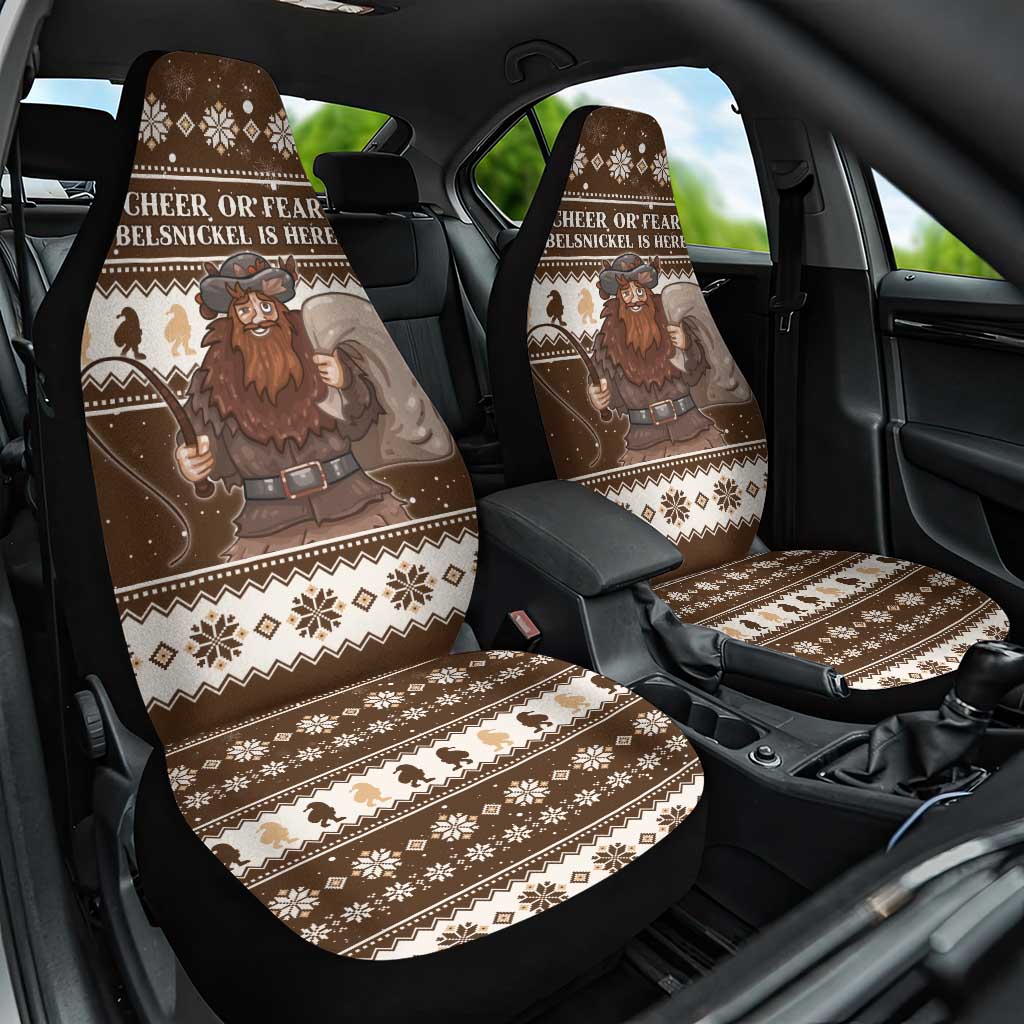 Funny Christmas Belsnickel Car Seat Cover Impish Or Admirable LT05 - Wonder Print Shop