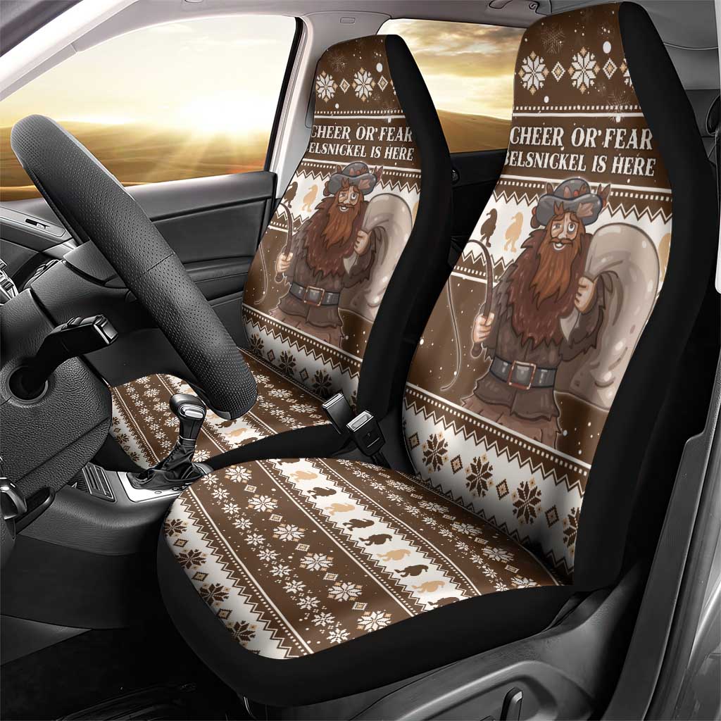 Funny Christmas Belsnickel Car Seat Cover Impish Or Admirable LT05 - Wonder Print Shop