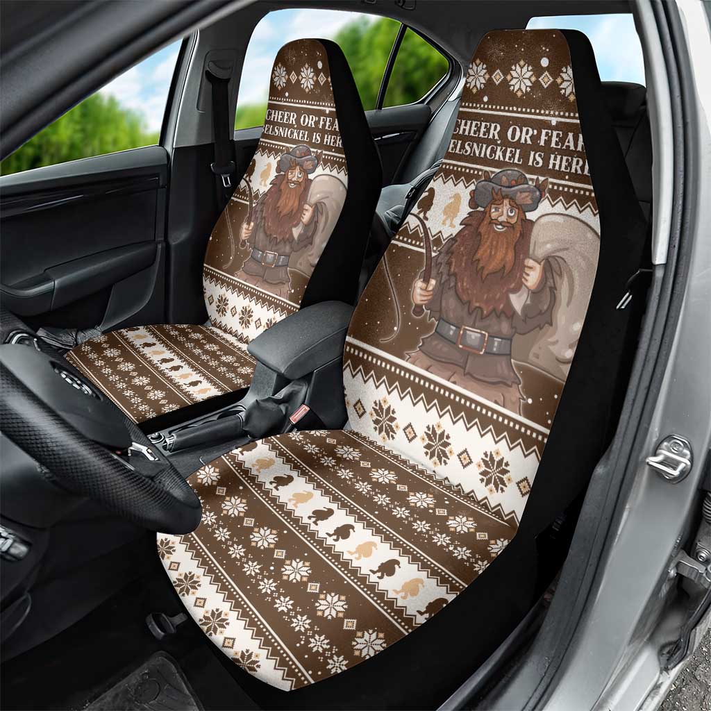 Funny Christmas Belsnickel Car Seat Cover Impish Or Admirable LT05 - Wonder Print Shop