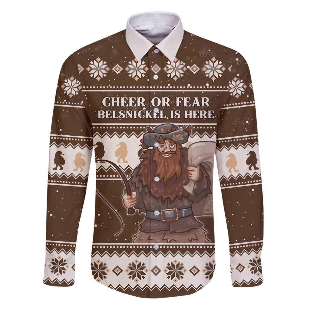 Funny Christmas Belsnickel Family Matching Puletasi and Hawaiian Shirt Impish Or Admirable LT05 - Wonder Print Shop