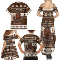 Funny Christmas Belsnickel Family Matching Summer Maxi Dress and Hawaiian Shirt Impish Or Admirable LT05 - Wonder Print Shop