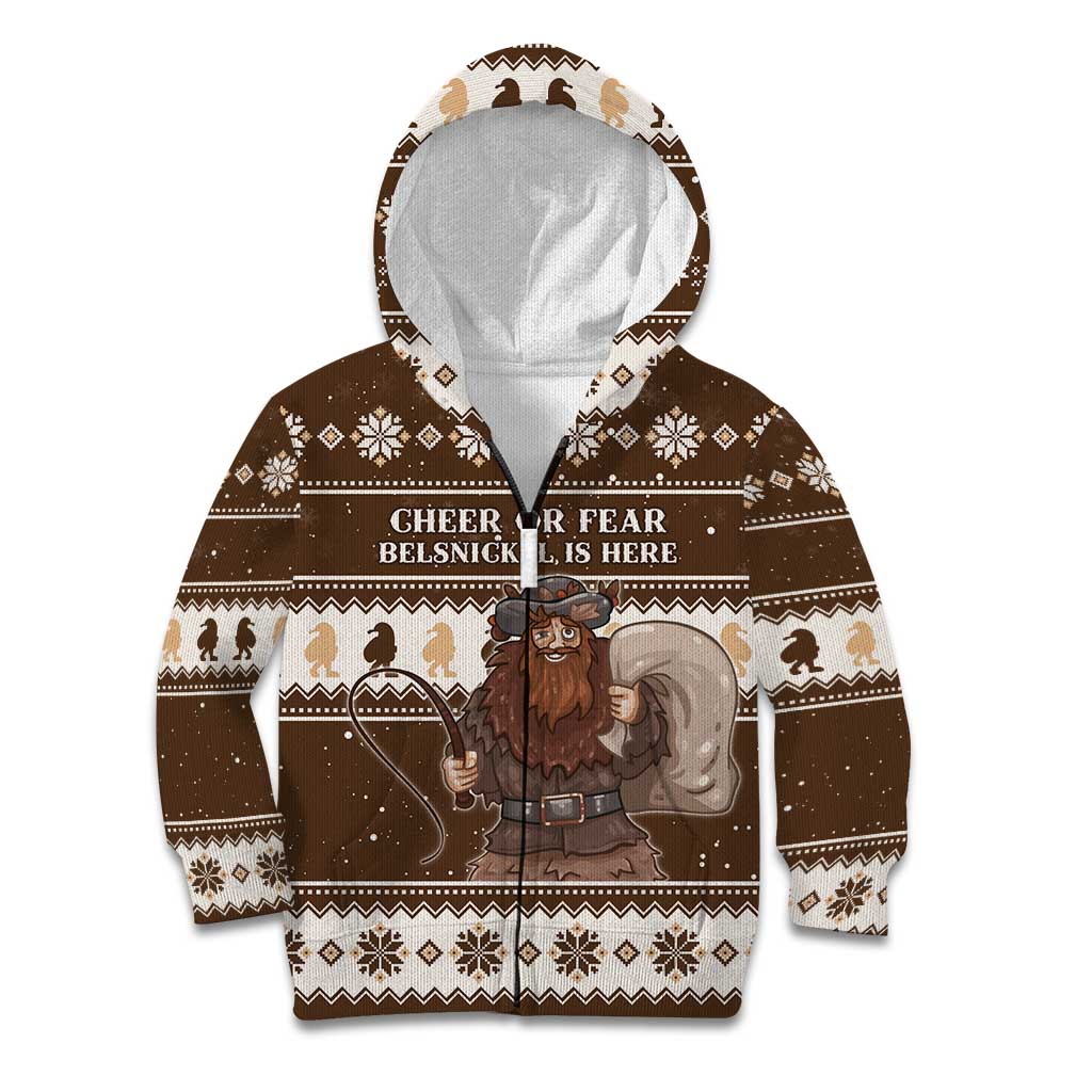 Funny Christmas Belsnickel Kid Hoodie Impish Or Admirable LT05 - Wonder Print Shop