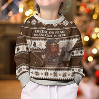 Funny Christmas Belsnickel Kid Ugly Christmas Sweater Impish Or Admirable LT05 - Wonder Print Shop