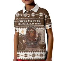 Funny Christmas Belsnickel Kid Polo Shirt Impish Or Admirable LT05 - Wonder Print Shop