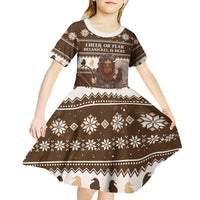 Funny Christmas Belsnickel Kid Short Sleeve Dress Impish Or Admirable LT05 - Wonder Print Shop