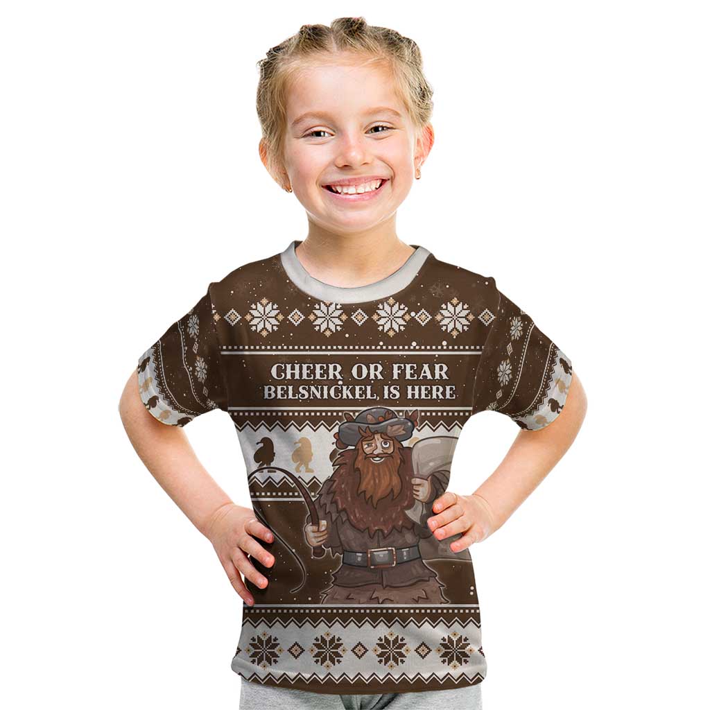 Funny Christmas Belsnickel Kid T Shirt Impish Or Admirable LT05 - Wonder Print Shop