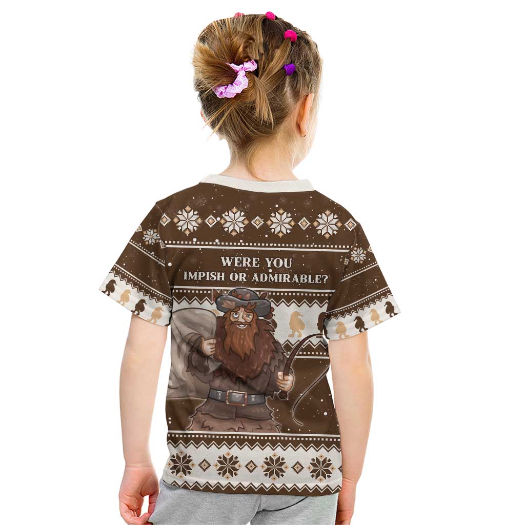 Funny Christmas Belsnickel Kid T Shirt Impish Or Admirable LT05 - Wonder Print Shop