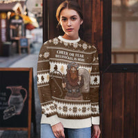 Funny Christmas Belsnickel Ugly Christmas Sweater Impish Or Admirable LT05 - Wonder Print Shop