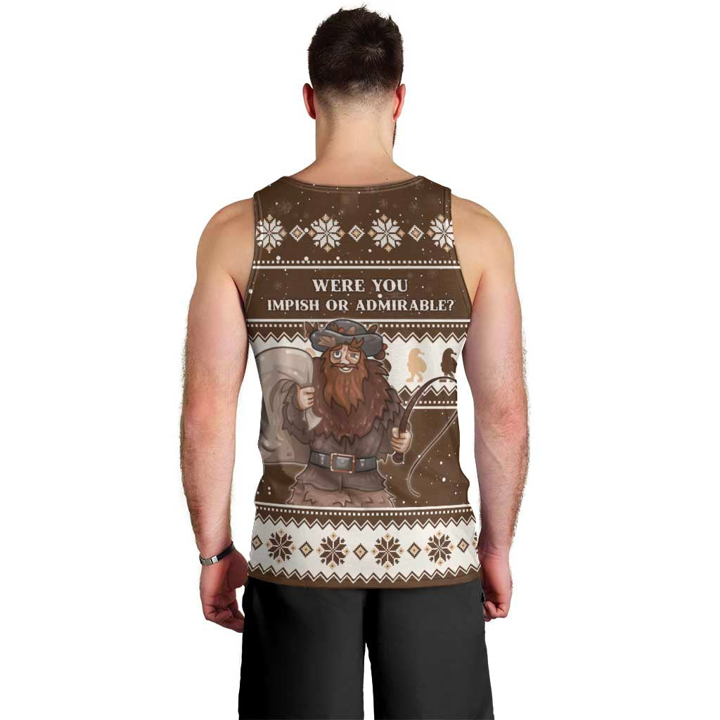 Funny Christmas Belsnickel Men Tank Top Impish Or Admirable LT05 - Wonder Print Shop