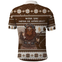 Funny Christmas Belsnickel Polo Shirt Impish Or Admirable LT05 - Wonder Print Shop