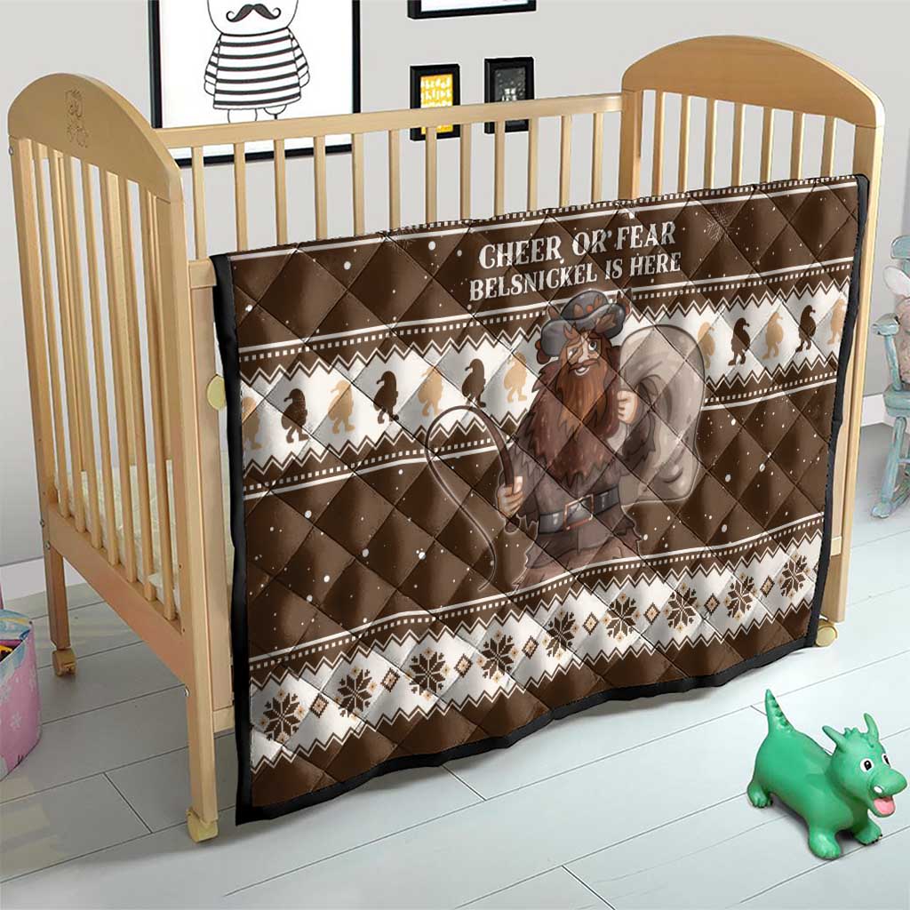 Funny Christmas Belsnickel Quilt Impish Or Admirable LT05 - Wonder Print Shop