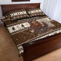 Funny Christmas Belsnickel Quilt Bed Set Impish Or Admirable LT05 - Wonder Print Shop