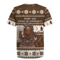Funny Christmas Belsnickel Rugby Jersey Impish Or Admirable LT05 - Wonder Print Shop