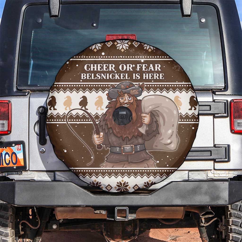 Funny Christmas Belsnickel Spare Tire Cover Impish Or Admirable LT05 - Wonder Print Shop