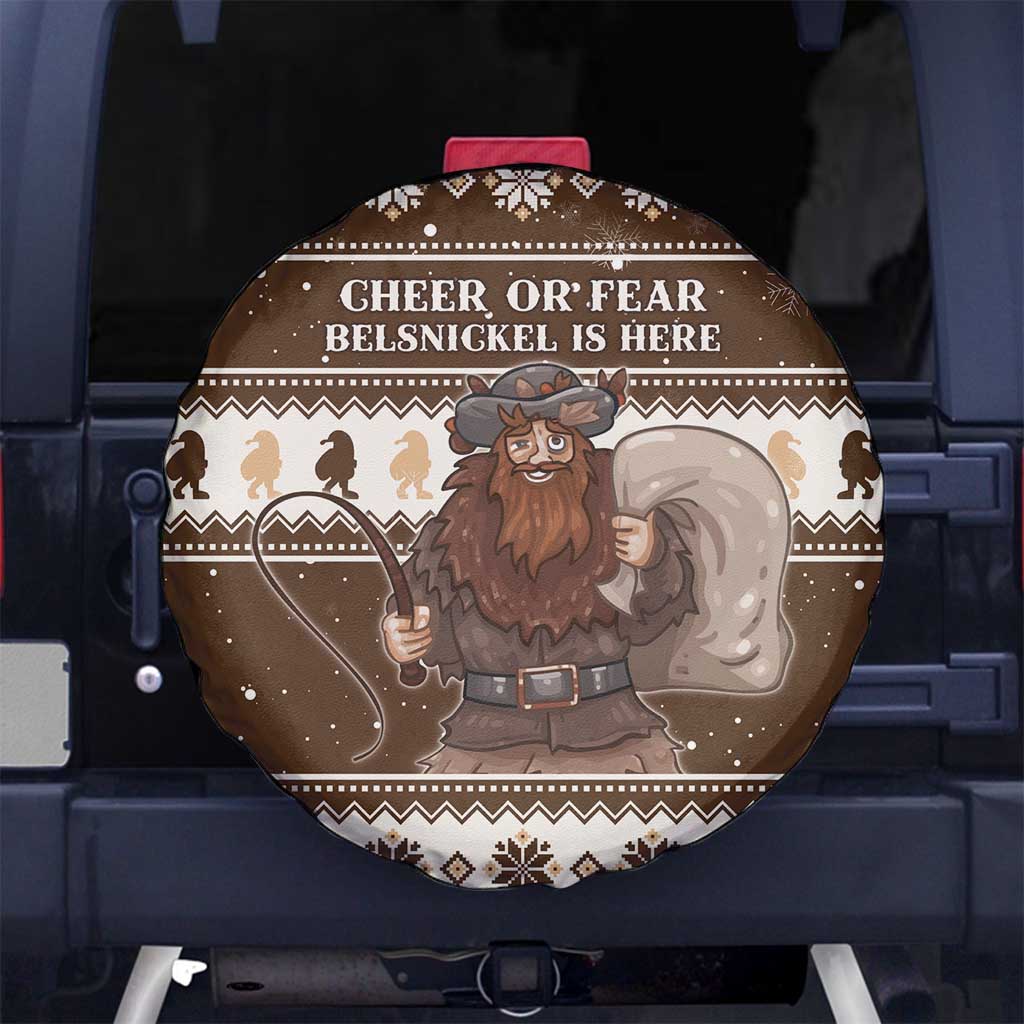 Funny Christmas Belsnickel Spare Tire Cover Impish Or Admirable LT05 - Wonder Print Shop