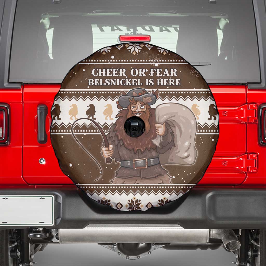 Funny Christmas Belsnickel Spare Tire Cover Impish Or Admirable LT05 - Wonder Print Shop