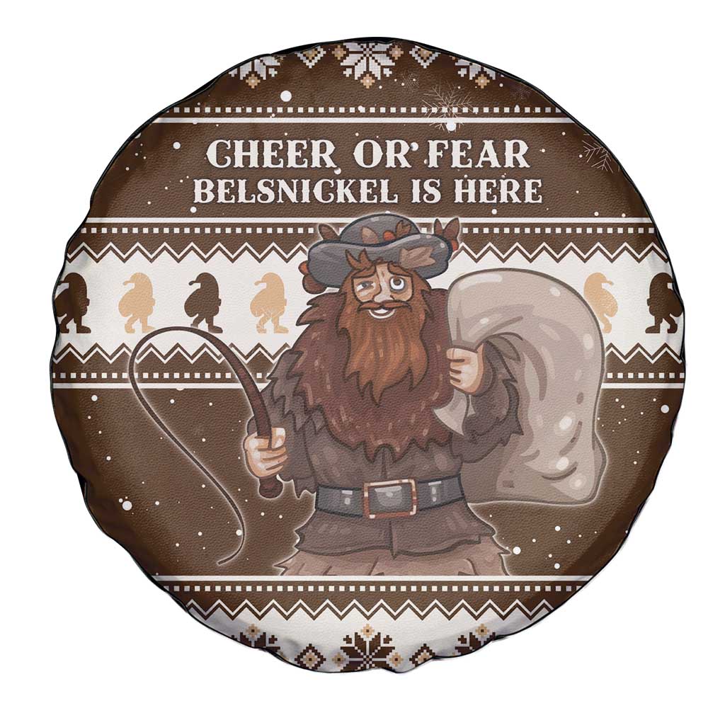 Funny Christmas Belsnickel Spare Tire Cover Impish Or Admirable LT05 - Wonder Print Shop