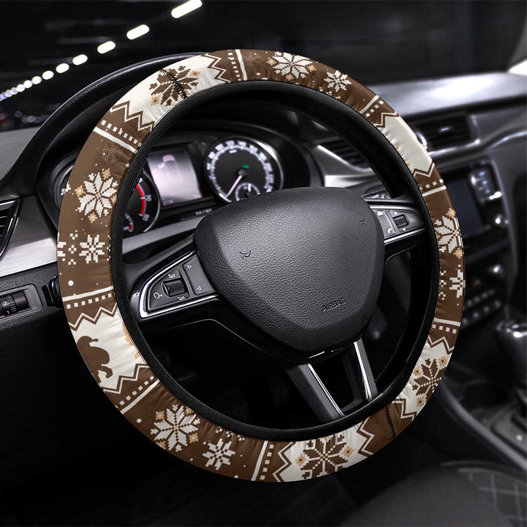 Funny Christmas Belsnickel Steering Wheel Cover Impish Or Admirable LT05 - Wonder Print Shop