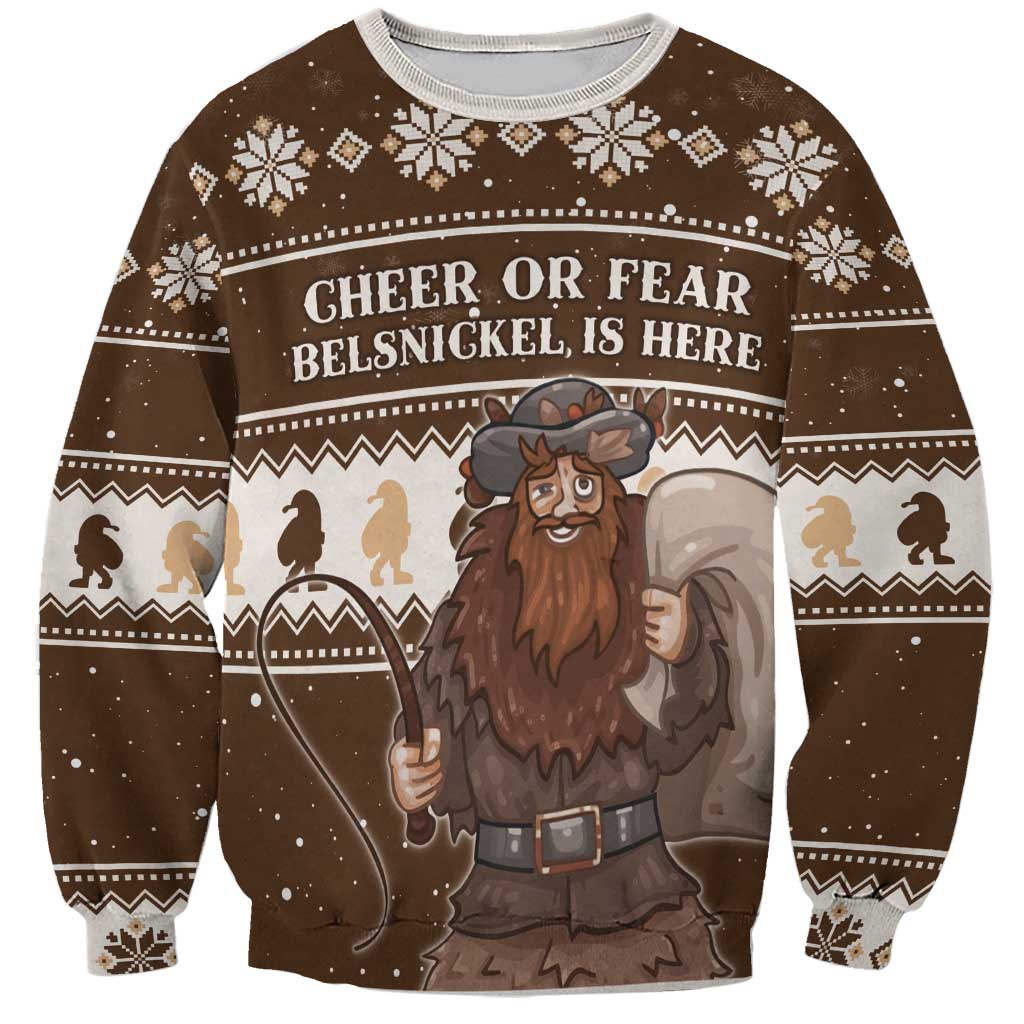 Funny Christmas Belsnickel Sweatshirt Impish Or Admirable LT05 - Wonder Print Shop