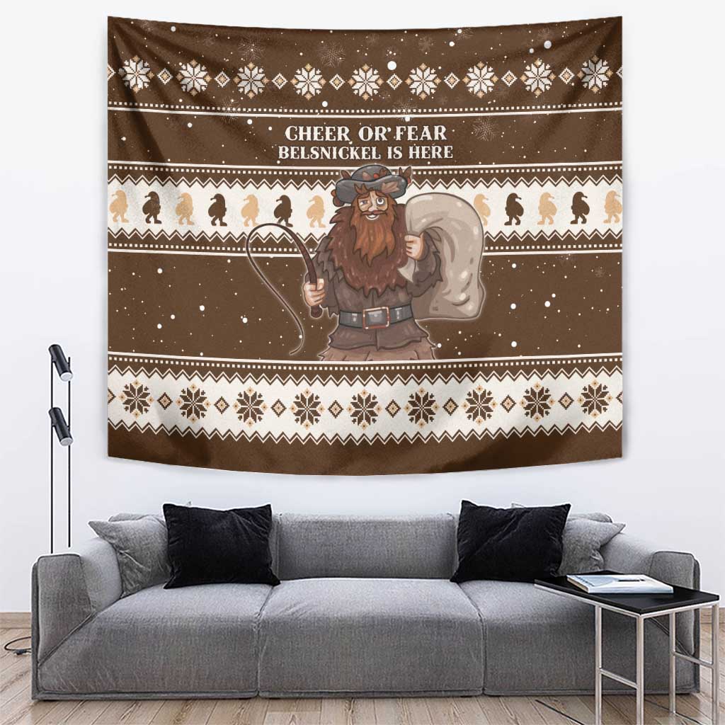 Funny Christmas Belsnickel Tapestry Impish Or Admirable LT05 - Wonder Print Shop