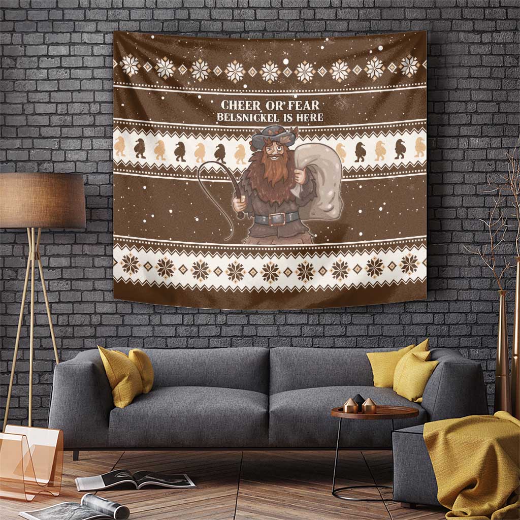 Funny Christmas Belsnickel Tapestry Impish Or Admirable LT05 - Wonder Print Shop