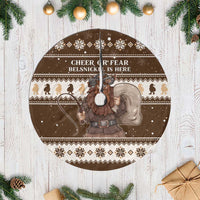 Funny Christmas Belsnickel Tree Skirt Impish Or Admirable LT05 - Wonder Print Shop