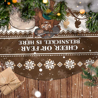 Funny Christmas Belsnickel Tree Skirt Impish Or Admirable LT05 - Wonder Print Shop