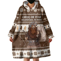 Funny Christmas Belsnickel Wearable Blanket Hoodie Impish Or Admirable LT05 - Wonder Print Shop