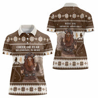 Funny Christmas Belsnickel Women Polo Shirt Impish Or Admirable LT05 - Wonder Print Shop