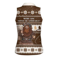 Funny Christmas Belsnickel Women Sleeveless Polo Shirt Impish Or Admirable LT05 - Wonder Print Shop