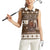 Funny Christmas Belsnickel Women Sleeveless Polo Shirt Impish Or Admirable LT05 - Wonder Print Shop