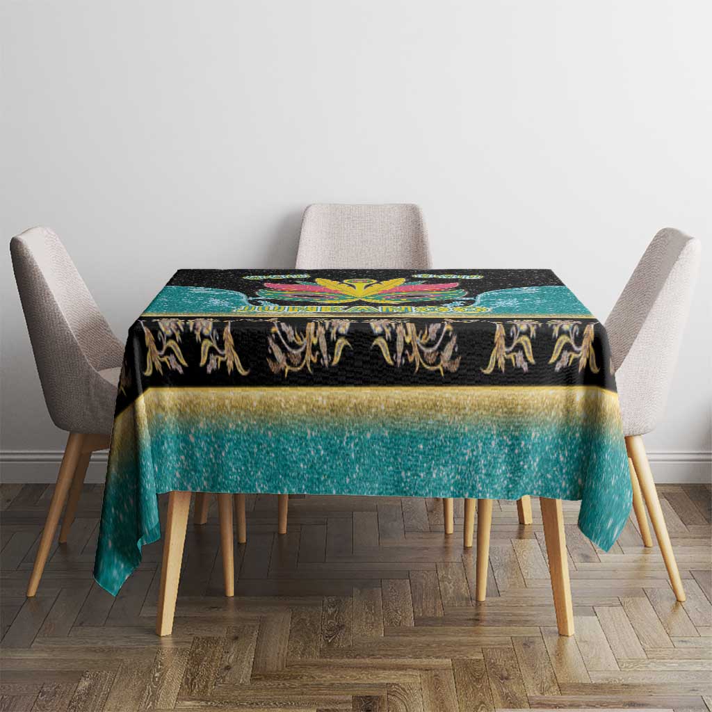 Bahamas Junkanoo Tablecloth Junkanoo Is Life LT05 - Wonder Print Shop
