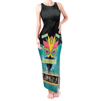 Bahamas Junkanoo Tank Maxi Dress Junkanoo Is Life LT05 - Wonder Print Shop
