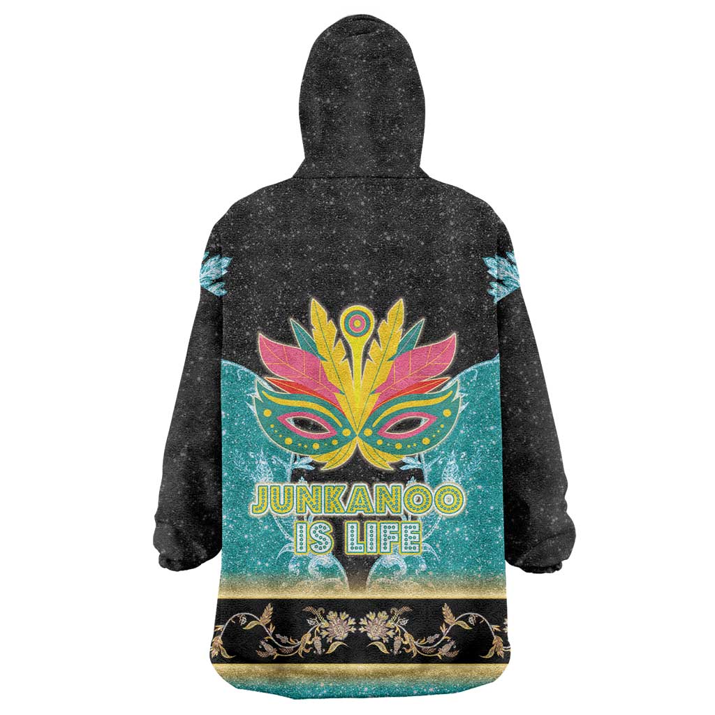 Bahamas Junkanoo Wearable Blanket Hoodie Junkanoo Is Life LT05 - Wonder Print Shop
