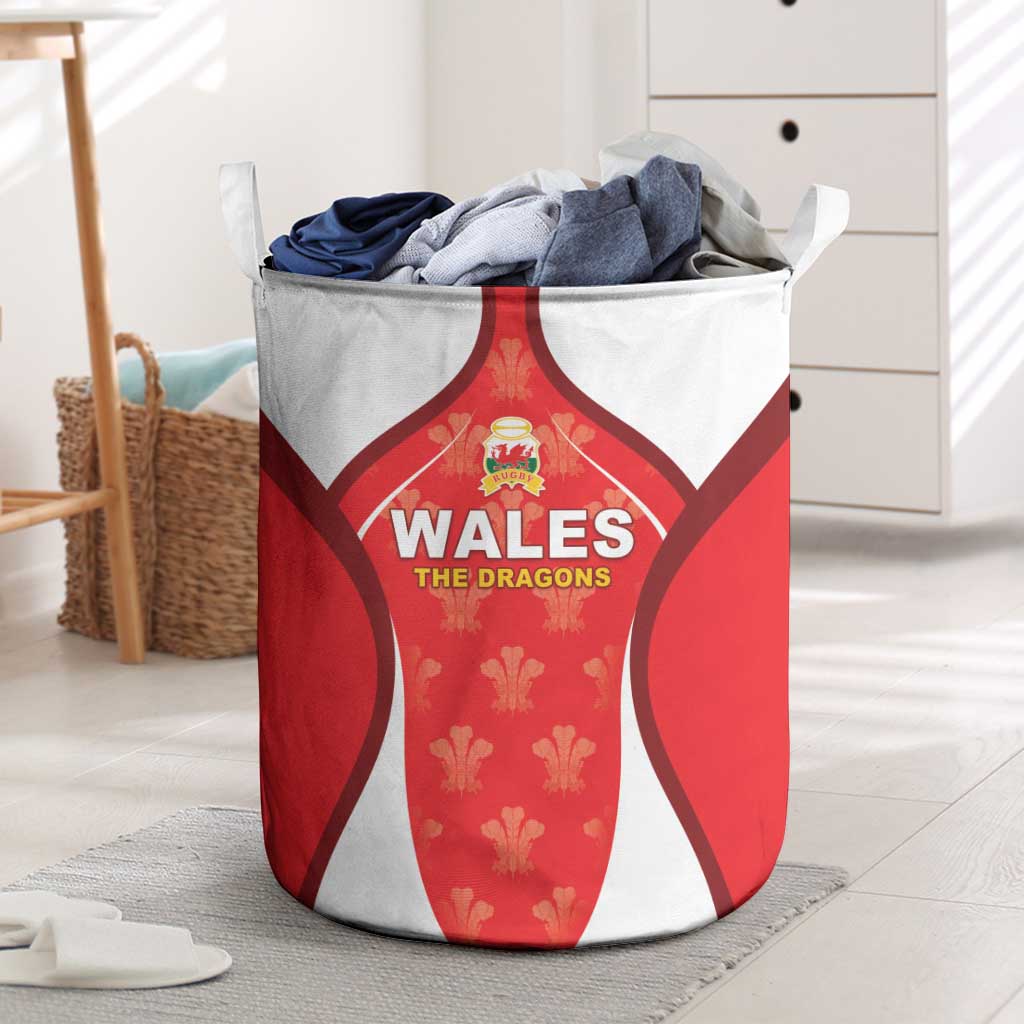 Wales Rugby 2026 Laundry Basket Unique Style - Wonder Print Shop