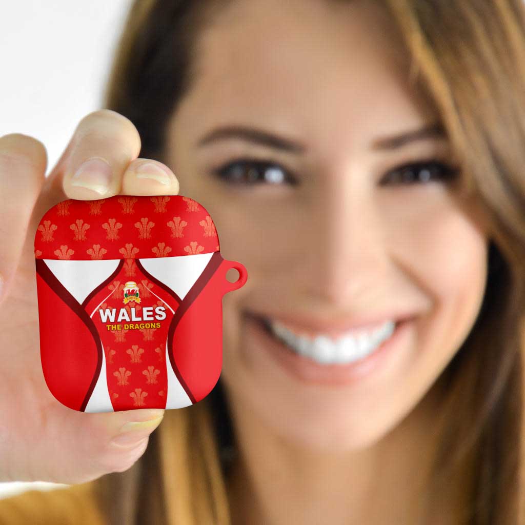 Wales Rugby 2026 AirPods Case Unique Style - Wonder Print Shop