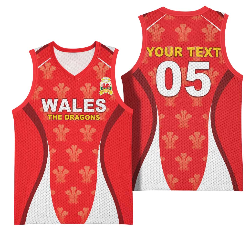 Custom Wales Rugby 2026 Basketball Jersey Unique Style - Wonder Print Shop