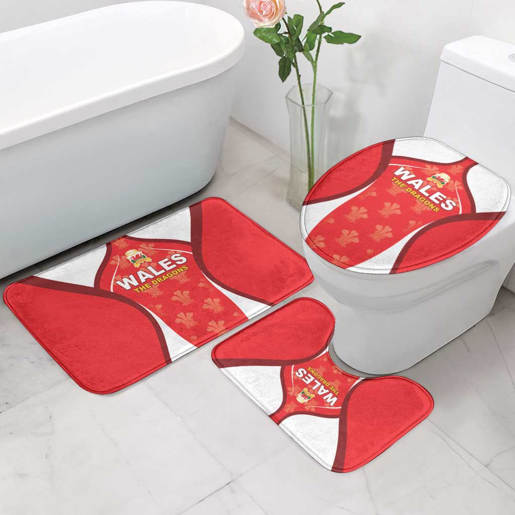 Wales Rugby 2026 Bathroom Set Unique Style - Wonder Print Shop