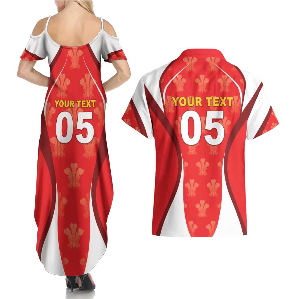 Custom Wales Rugby 2026 Couples Matching Summer Maxi Dress and Hawaiian Shirt Unique Style - Wonder Print Shop