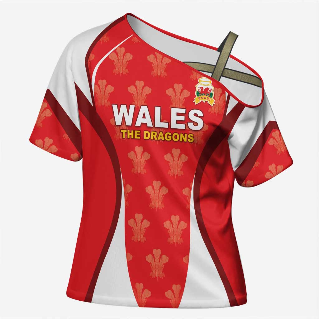 Custom Wales Rugby 2026 Cross Shoulder Shirt Unique Style - Wonder Print Shop